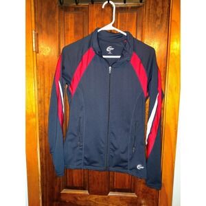 Chassé Performance Athletic Jacket Women's Medium Full Zip Red White